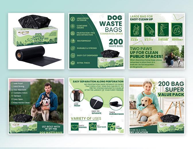 doog poo bags protfolio image